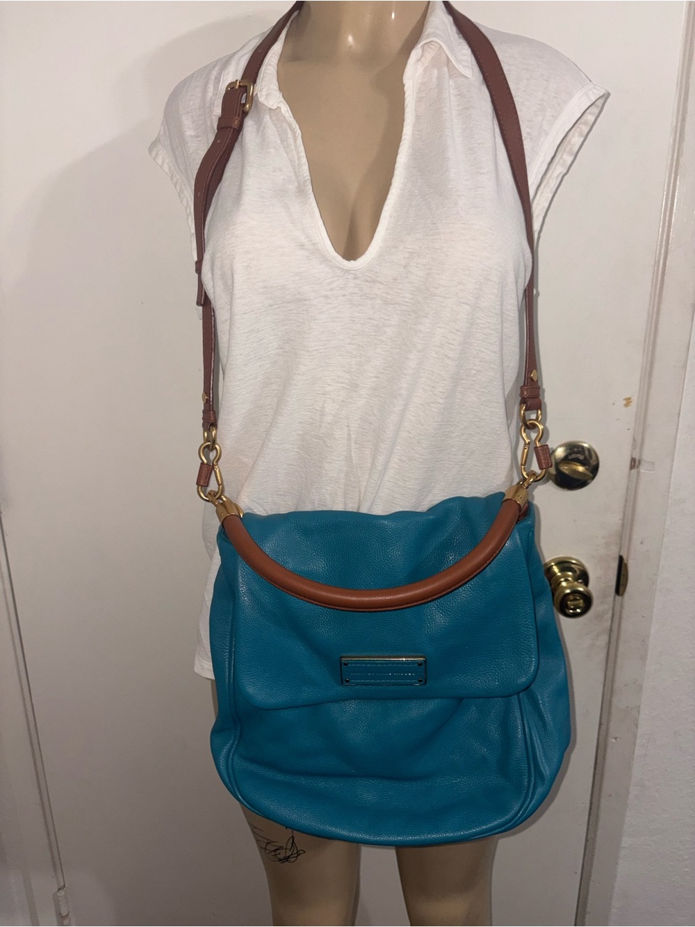 Marc by Marc Jacobs Too Hot to Handle Leather Hobo Bag
